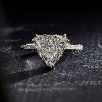 One-of-a-Kind Trillion Diamond Ring