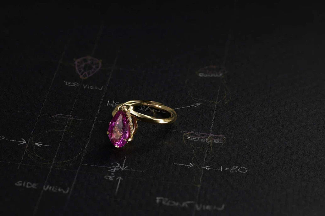 One-of-a-Kind Pink Sapphire Ring